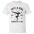 Just A Girl Who Loves Gymnastics And USA T Shirt Support Sport Gymnast - Wonder Print Shop