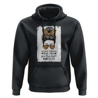 Funny Aunt Hoodie Love Spoil Give Them Back Auntie Life Messy Bun - Wonder Print Shop