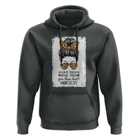 Funny Aunt Hoodie Love Spoil Give Them Back Auntie Life Messy Bun - Wonder Print Shop