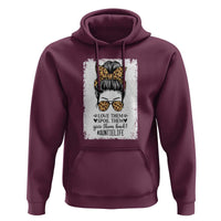 Funny Aunt Hoodie Love Spoil Give Them Back Auntie Life Messy Bun - Wonder Print Shop