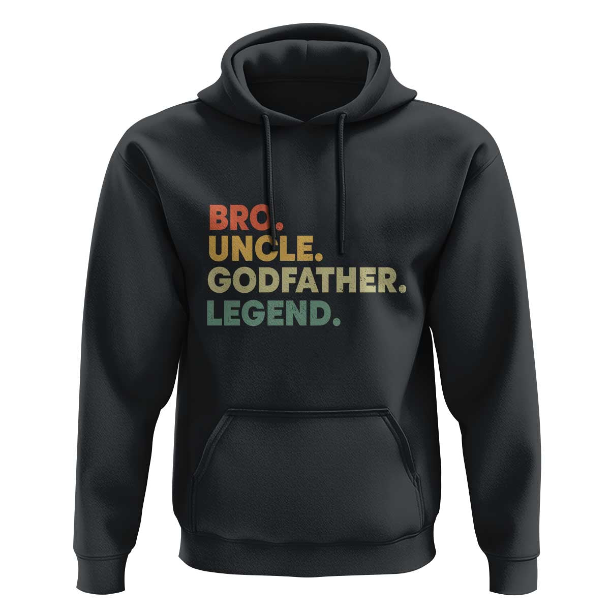 Funny Uncle Godfather Legend Hoodie Favourite Unc Family Relationship Father's Day - Wonder Print Shop