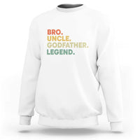 Funny Uncle Godfather Legend Sweatshirt Favourite Unc Family Relationship Father's Day - Wonder Print Shop
