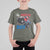 Funny All American Boy 4th Of July T Shirt For Kid Monster Trucks American Flag Fireworks - Wonder Print Shop