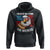 Funny I'm Just Here For The Wieners Hoodie 4th Of July Bald Eagle Hot Dog Lover - Wonder Print Shop
