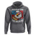 Funny I'm Just Here For The Wieners Hoodie 4th Of July Bald Eagle Hot Dog Lover - Wonder Print Shop