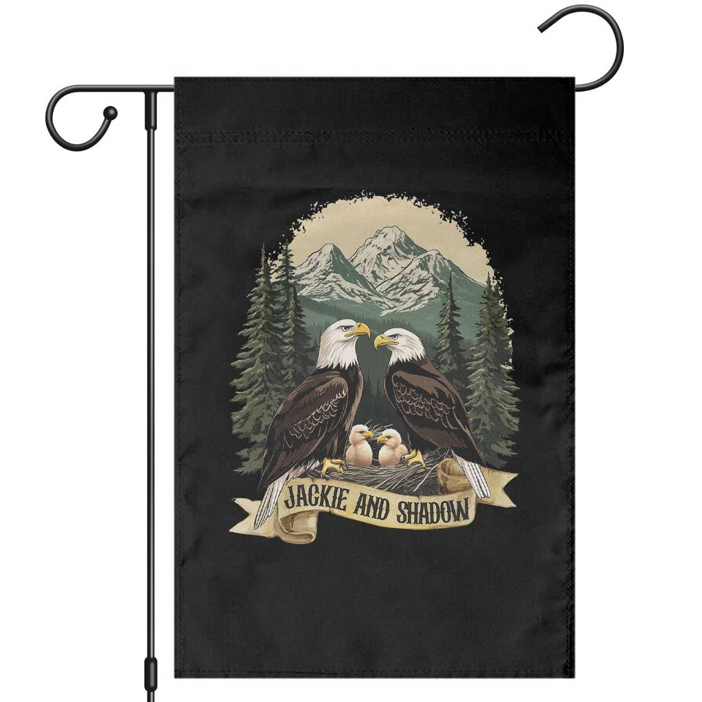 Funny Jackie And Shadow Eagle Family Matching Garden Flag Eagle Lover - Wonder Print Shop