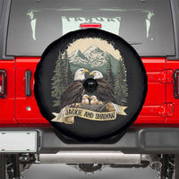 Funny Jackie And Shadow Eagle Family Matching Spare Tire Cover Eagle Lover - Wonder Print Shop