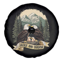 Funny Jackie And Shadow Eagle Family Matching Spare Tire Cover Eagle Lover - Wonder Print Shop