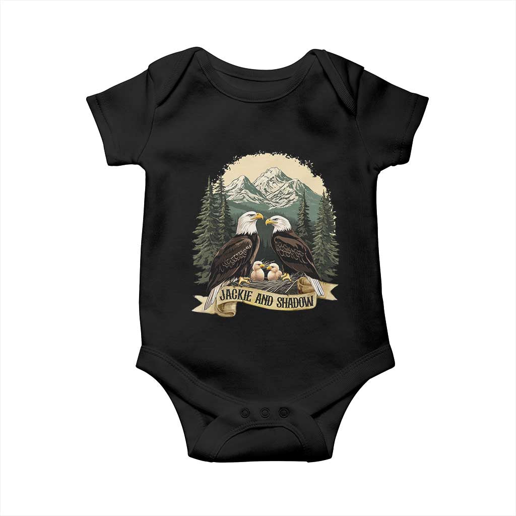 Funny Jackie And Shadow Eagle Family Matching Baby Onesie Eagle Lover - Wonder Print Shop