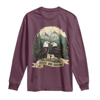 Funny Jackie And Shadow Eagle Family Matching Long Sleeve Shirt Eagle Lover - Wonder Print Shop