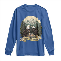 Funny Jackie And Shadow Eagle Family Matching Long Sleeve Shirt Eagle Lover - Wonder Print Shop
