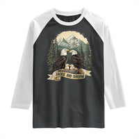 Funny Jackie And Shadow Eagle Family Matching Raglan Shirt Eagle Lover - Wonder Print Shop