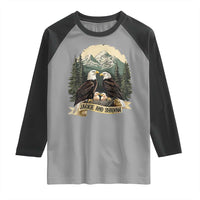 Funny Jackie And Shadow Eagle Family Matching Raglan Shirt Eagle Lover - Wonder Print Shop
