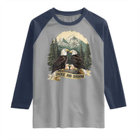 Funny Jackie And Shadow Eagle Family Matching Raglan Shirt Eagle Lover - Wonder Print Shop