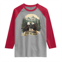 Funny Jackie And Shadow Eagle Family Matching Raglan Shirt Eagle Lover - Wonder Print Shop