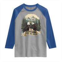 Funny Jackie And Shadow Eagle Family Matching Raglan Shirt Eagle Lover - Wonder Print Shop