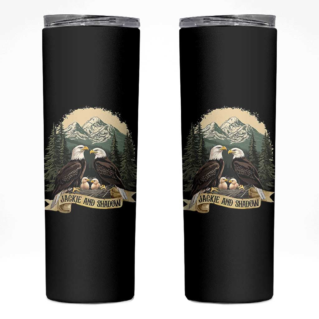 Funny Jackie And Shadow Eagle Family Matching Skinny Tumbler Eagle Lover - Wonder Print Shop