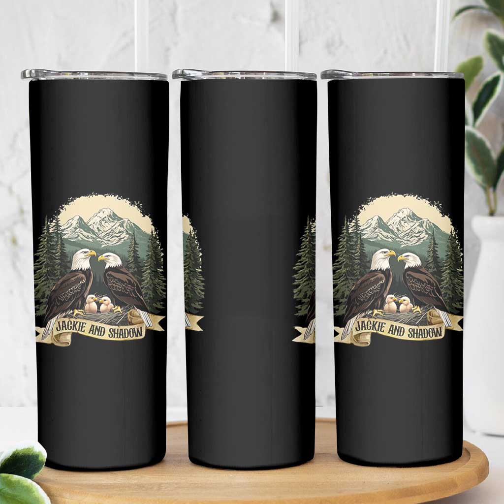 Funny Jackie And Shadow Eagle Family Matching Skinny Tumbler Eagle Lover - Wonder Print Shop