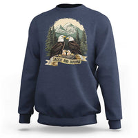 Funny Jackie And Shadow Eagle Family Matching Sweatshirt Eagle Lover - Wonder Print Shop
