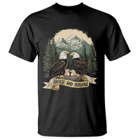 Funny Jackie And Shadow Eagle Family Matching T Shirt Eagle Lover - Wonder Print Shop
