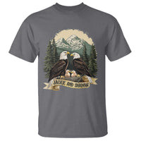 Funny Jackie And Shadow Eagle Family Matching T Shirt Eagle Lover - Wonder Print Shop