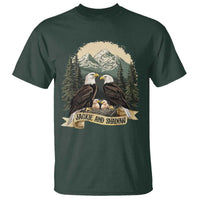 Funny Jackie And Shadow Eagle Family Matching T Shirt Eagle Lover - Wonder Print Shop