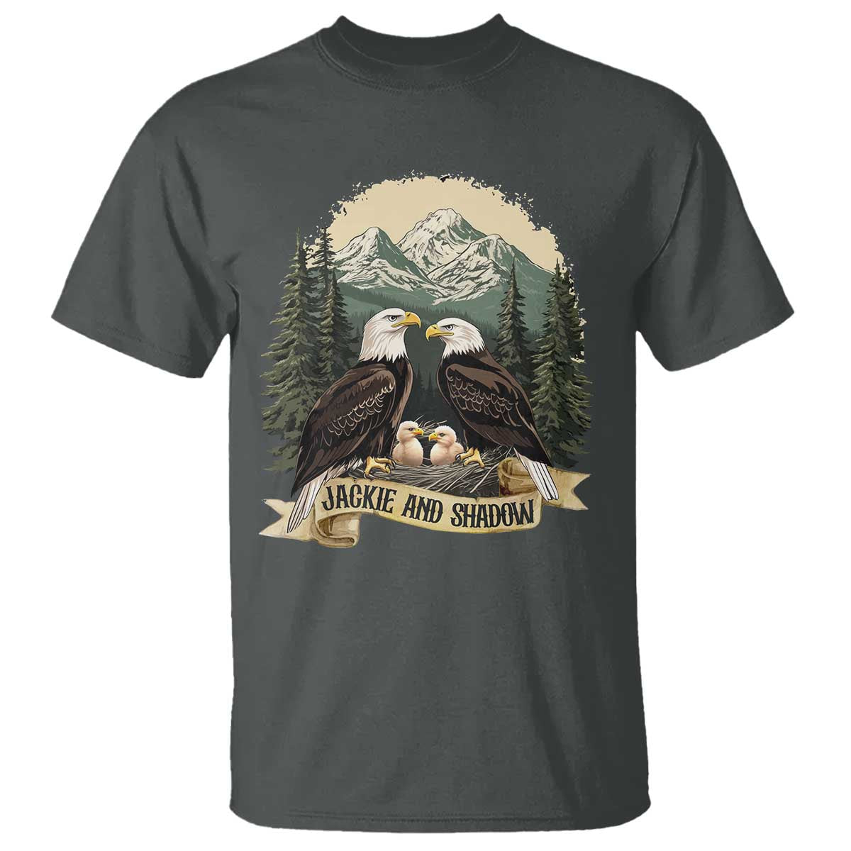 Funny Jackie And Shadow Eagle Family Matching T Shirt Eagle Lover - Wonder Print Shop
