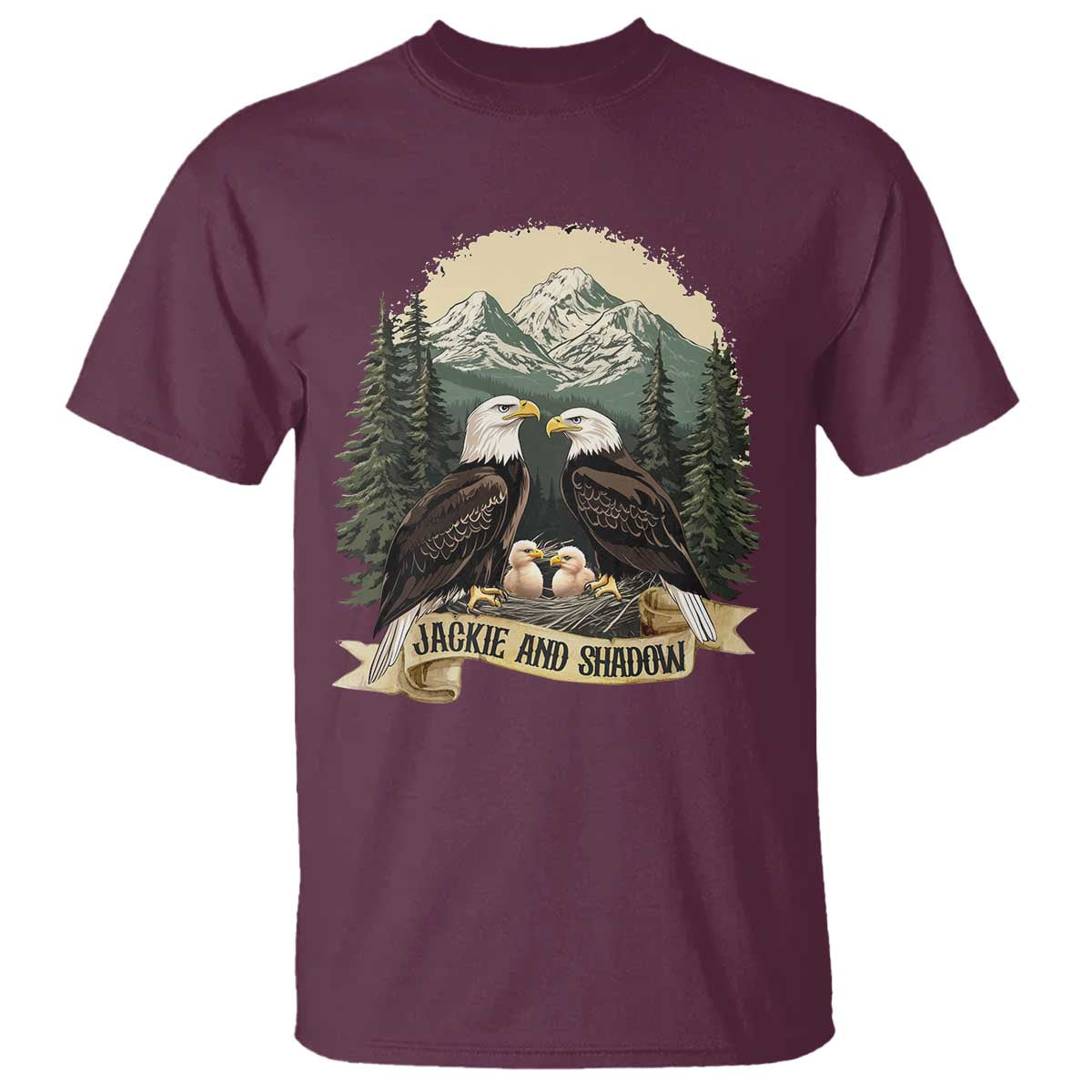 Funny Jackie And Shadow Eagle Family Matching T Shirt Eagle Lover - Wonder Print Shop