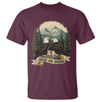 Funny Jackie And Shadow Eagle Family Matching T Shirt Eagle Lover - Wonder Print Shop