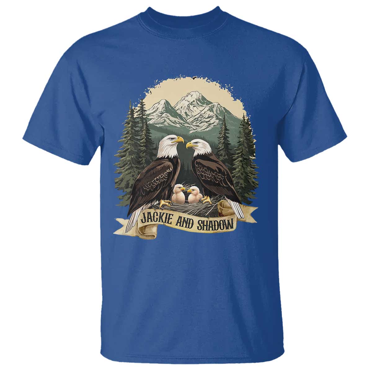 Funny Jackie And Shadow Eagle Family Matching T Shirt Eagle Lover - Wonder Print Shop