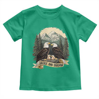Funny Jackie And Shadow Eagle Family Matching Toddler T Shirt Eagle Lover - Wonder Print Shop