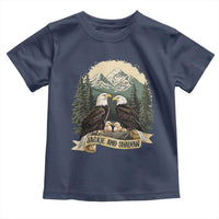 Funny Jackie And Shadow Eagle Family Matching Toddler T Shirt Eagle Lover - Wonder Print Shop