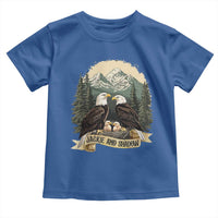 Funny Jackie And Shadow Eagle Family Matching Toddler T Shirt Eagle Lover - Wonder Print Shop