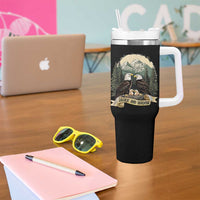 Funny Jackie And Shadow Eagle Family Matching Tumbler With Handle Eagle Lover - Wonder Print Shop