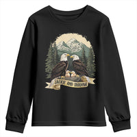 Funny Jackie And Shadow Eagle Family Matching Youth Sweatshirt Eagle Lover - Wonder Print Shop