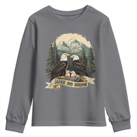 Funny Jackie And Shadow Eagle Family Matching Youth Sweatshirt Eagle Lover - Wonder Print Shop