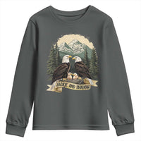 Funny Jackie And Shadow Eagle Family Matching Youth Sweatshirt Eagle Lover - Wonder Print Shop