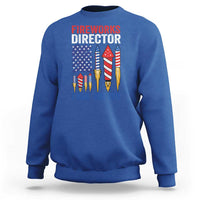 Funny Fireworks Director I Run You Run Sweatshirt 4th Of July American Flag - Wonder Print Shop