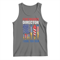 Funny Fireworks Director I Run You Run Tank Top 4th Of July American Flag - Wonder Print Shop