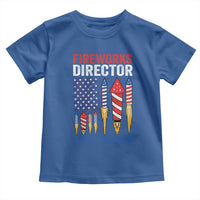 Funny Fireworks Director I Run You Run Toddler T Shirt 4th Of July American Flag - Wonder Print Shop