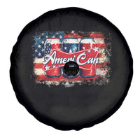 Funny AmeriCan Beer 4th of July Drinking Spare Tire Cover American Flag USA Beer Can - Wonder Print Shop