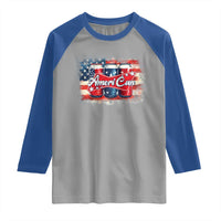 Funny AmeriCan Beer 4th of July Drinking Raglan Shirt American Flag USA Beer Can - Wonder Print Shop