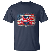Funny AmeriCan Beer 4th of July Drinking T Shirt American Flag USA Beer Can - Wonder Print Shop