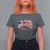 Funny AmeriCan Beer 4th of July Drinking T Shirt For Women American Flag USA Beer Can - Wonder Print Shop