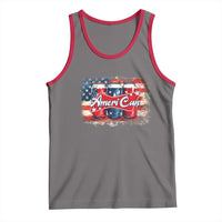 Funny AmeriCan Beer 4th of July Drinking Tank Top American Flag USA Beer Can - Wonder Print Shop