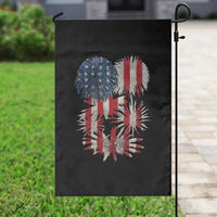 Funny American Fireworks Patriotic July 4th US Flag Garden Flag - Wonder Print Shop
