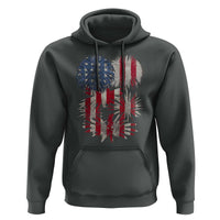 Funny American Fireworks Patriotic July 4th US Flag Hoodie - Wonder Print Shop