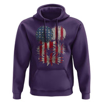 Funny American Fireworks Patriotic July 4th US Flag Hoodie - Wonder Print Shop
