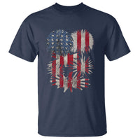 Funny American Fireworks Patriotic July 4th US Flag T Shirt - Wonder Print Shop