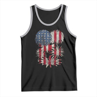 Funny American Fireworks Patriotic July 4th US Flag Tank Top - Wonder Print Shop